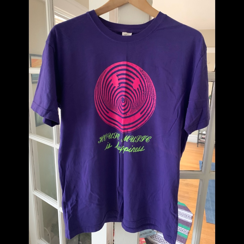 Rent Party Purple “House Music is Happiness” T-Shirt